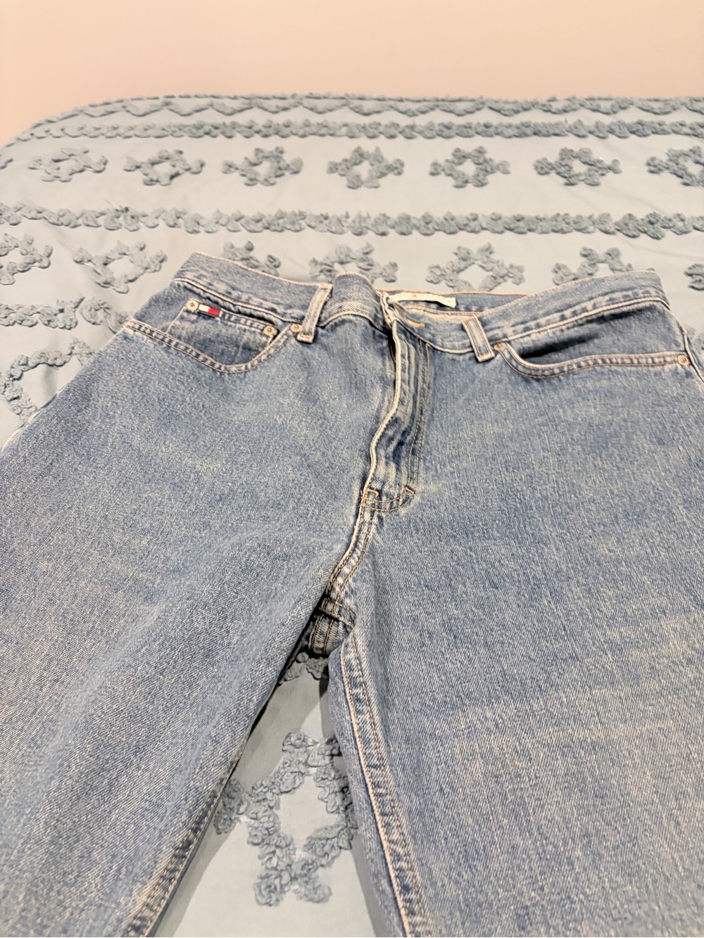 Tommy Hilfiger Jeans Vintage Wide Leg Crop Jeans – Size 14 - Picture 3 of 10